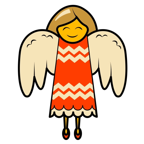 Christmas Angel Cutout | Festive Party & Holiday Decoration | 13x19 Inch